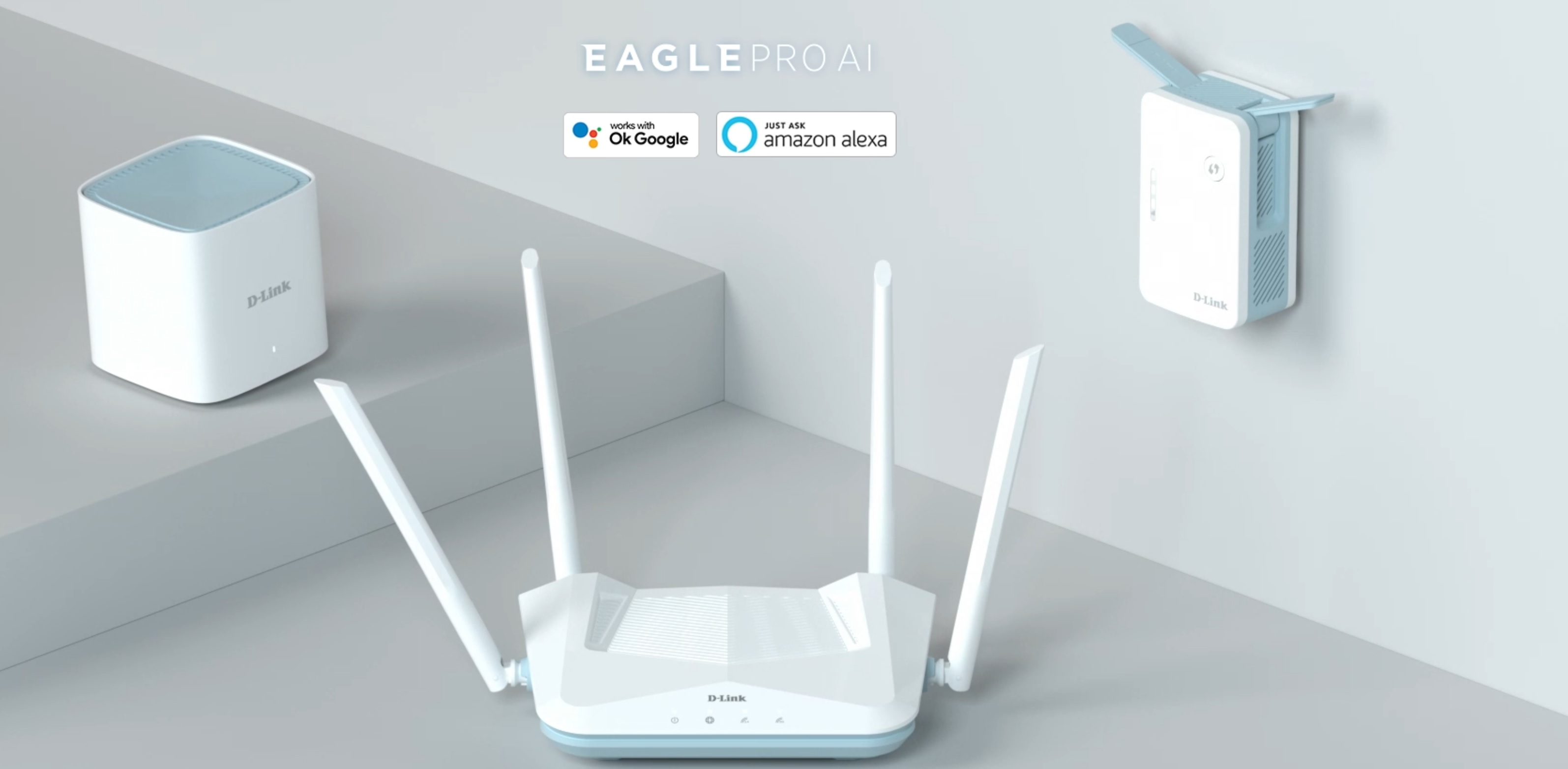 D-Link arricchisce la serie EAGLE PRO AI con nuovi Mesh e Range Extender Wi-Fi 6
