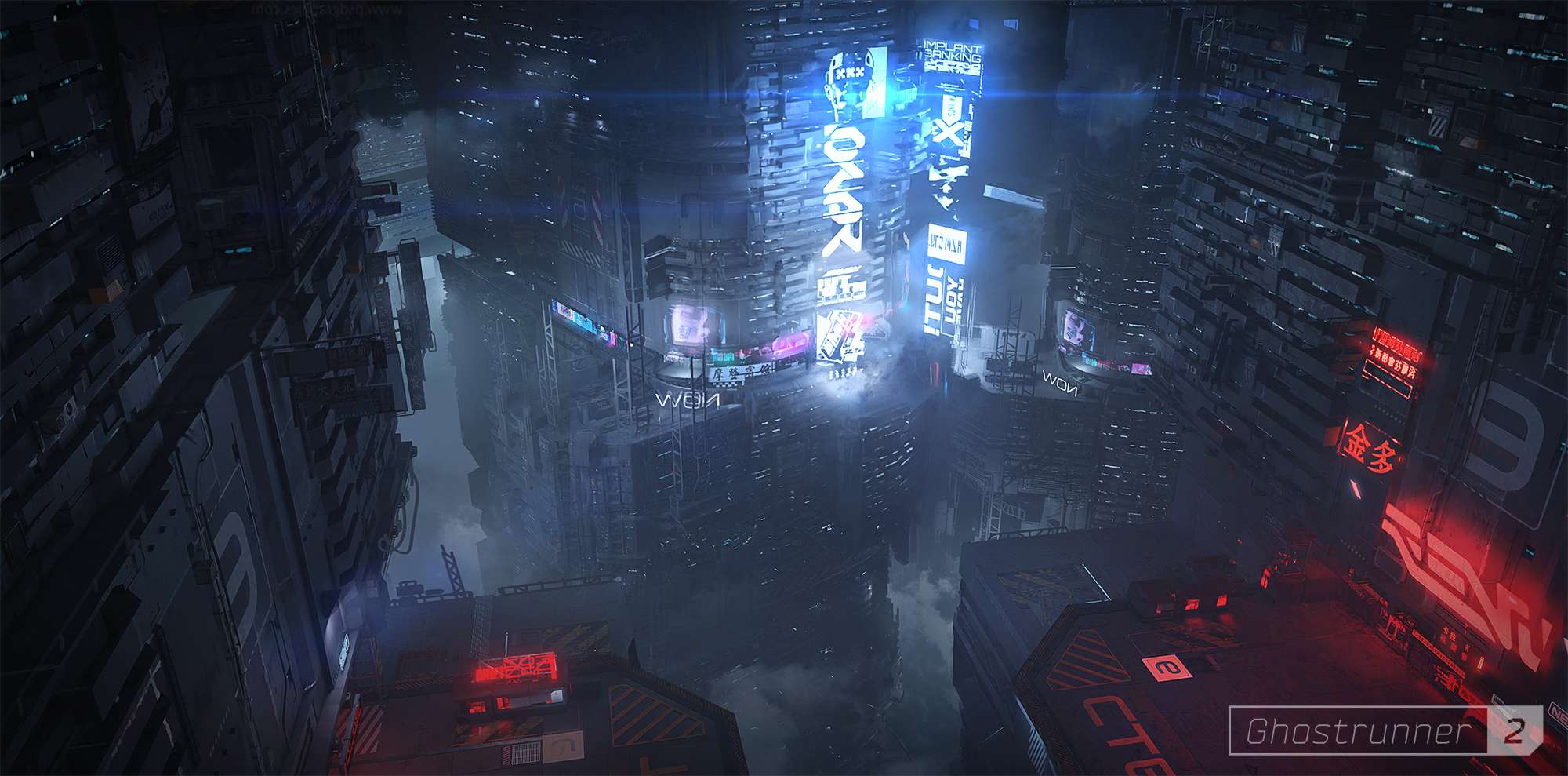 Ghostrunner 2 - Svelate la prime immagini della concept art