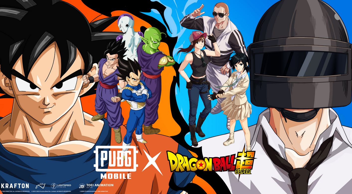 DRAGON BALL SUPER ARRIVA SU PUBG MOBILE