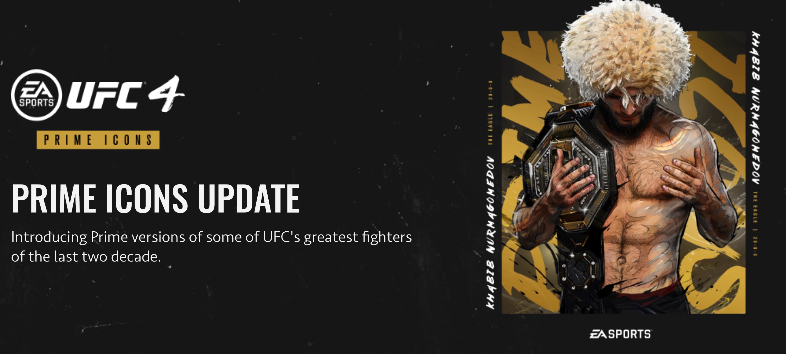 UFC 4 porta le Leggende del combattimento con l'aggiornamento Prime Icons