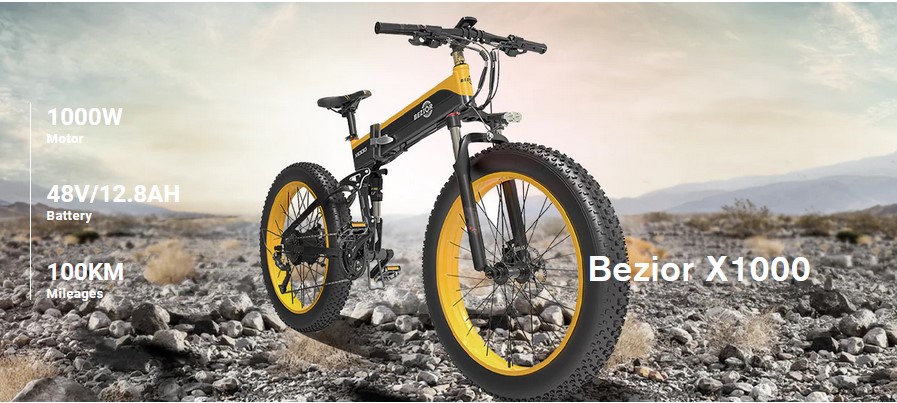 Bezior X1000: La mountain bike elettrica pieghevole è in offerta