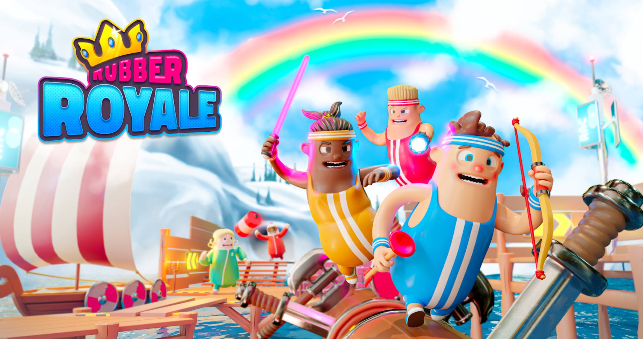 Rubber Royale - Il nuovo battle royale dai creatori di Rubber Bandits