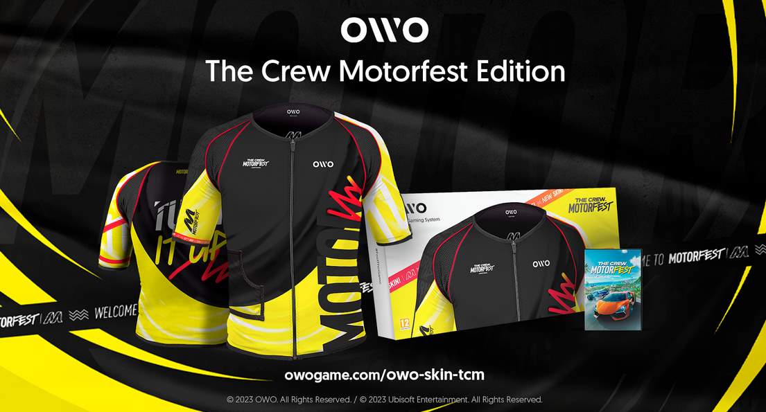 OWO Haptic Gaming Suit x The Crew Motorfest farà sembrare ogni gara reale