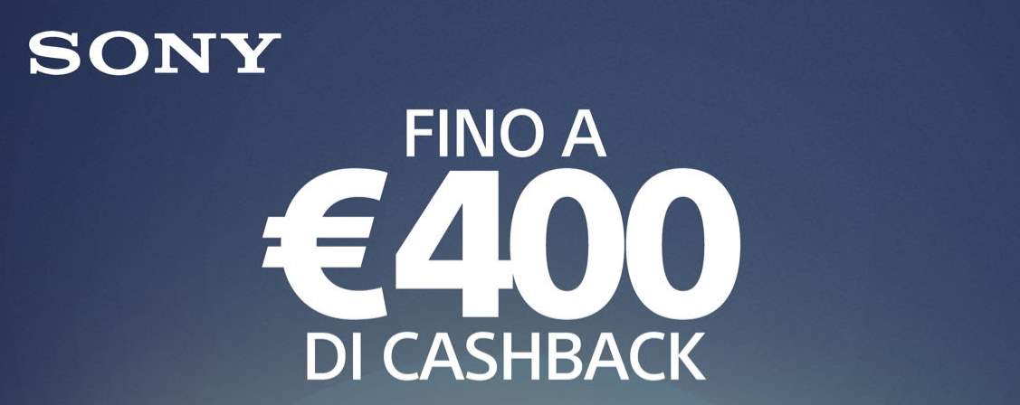 400€ di cashback per l’acquisto di un TV BRAVIA e una Soundbar di Sony 