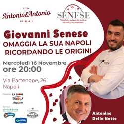 Il pizzaiolo Giovanni Senese omaggia Napoli con il nuovo menù