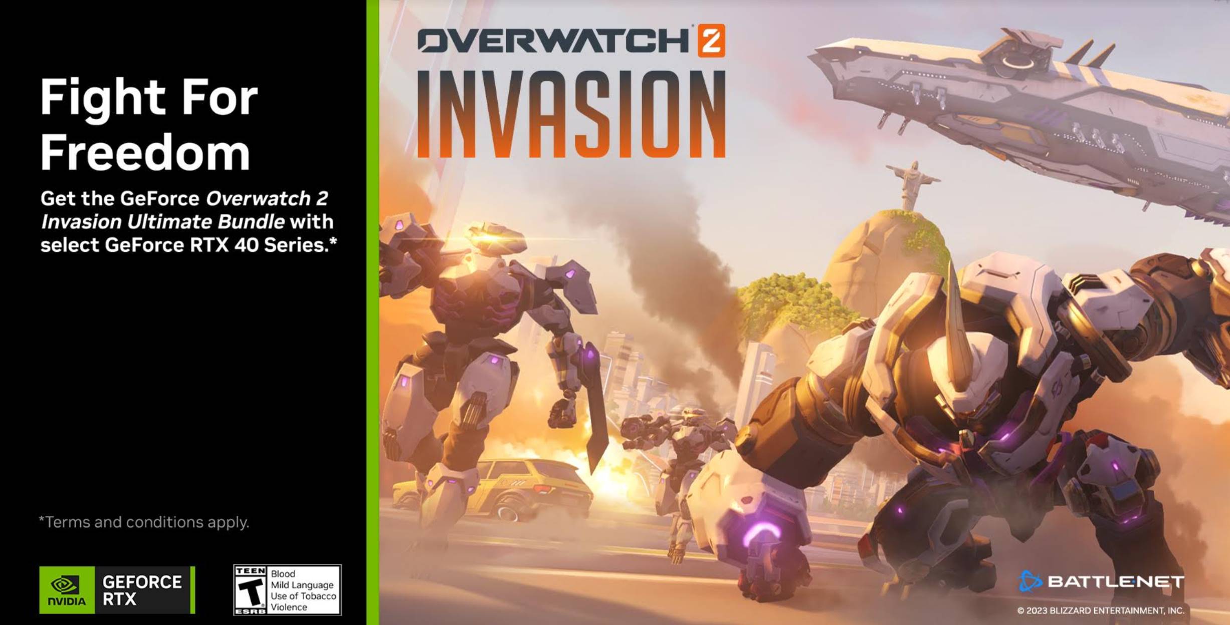 GeForce RTX serie 40 - Overwatch 2: Invasion’: l’Ultimate bundle disponibile 