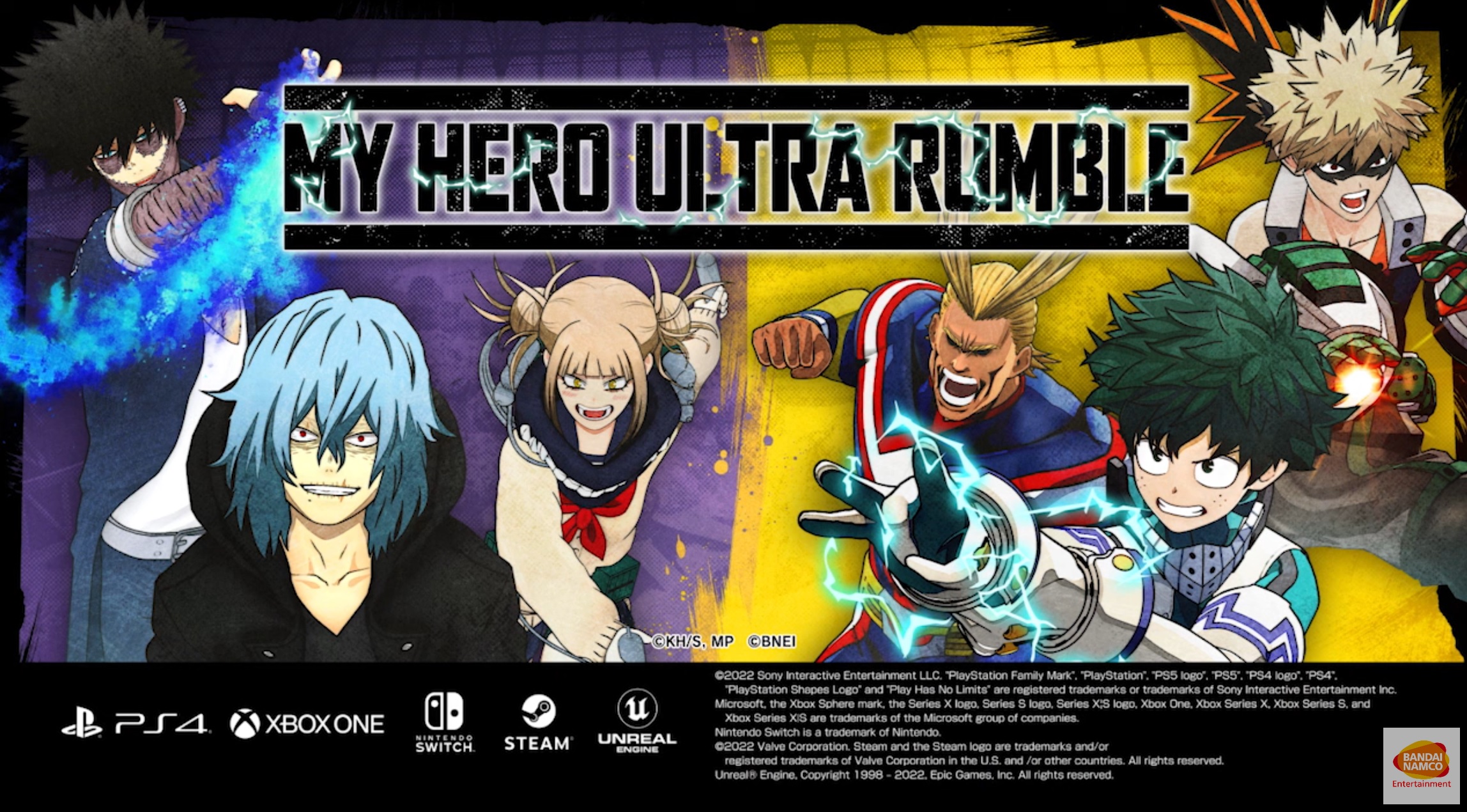 Bandai Namco annuncia MY HERO ULTRA RUMBLE