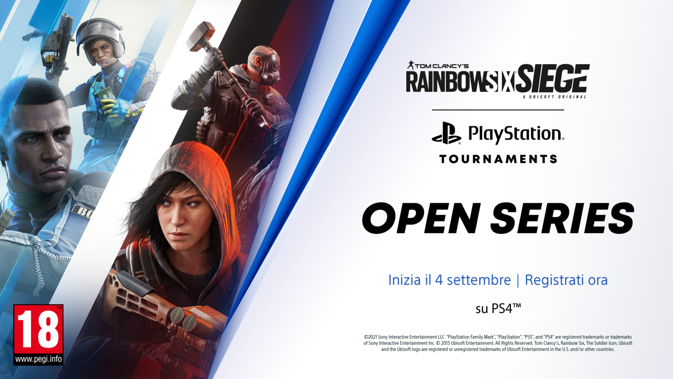 Rainbow Six Siege entra nella PlayStation Tournament Open Series