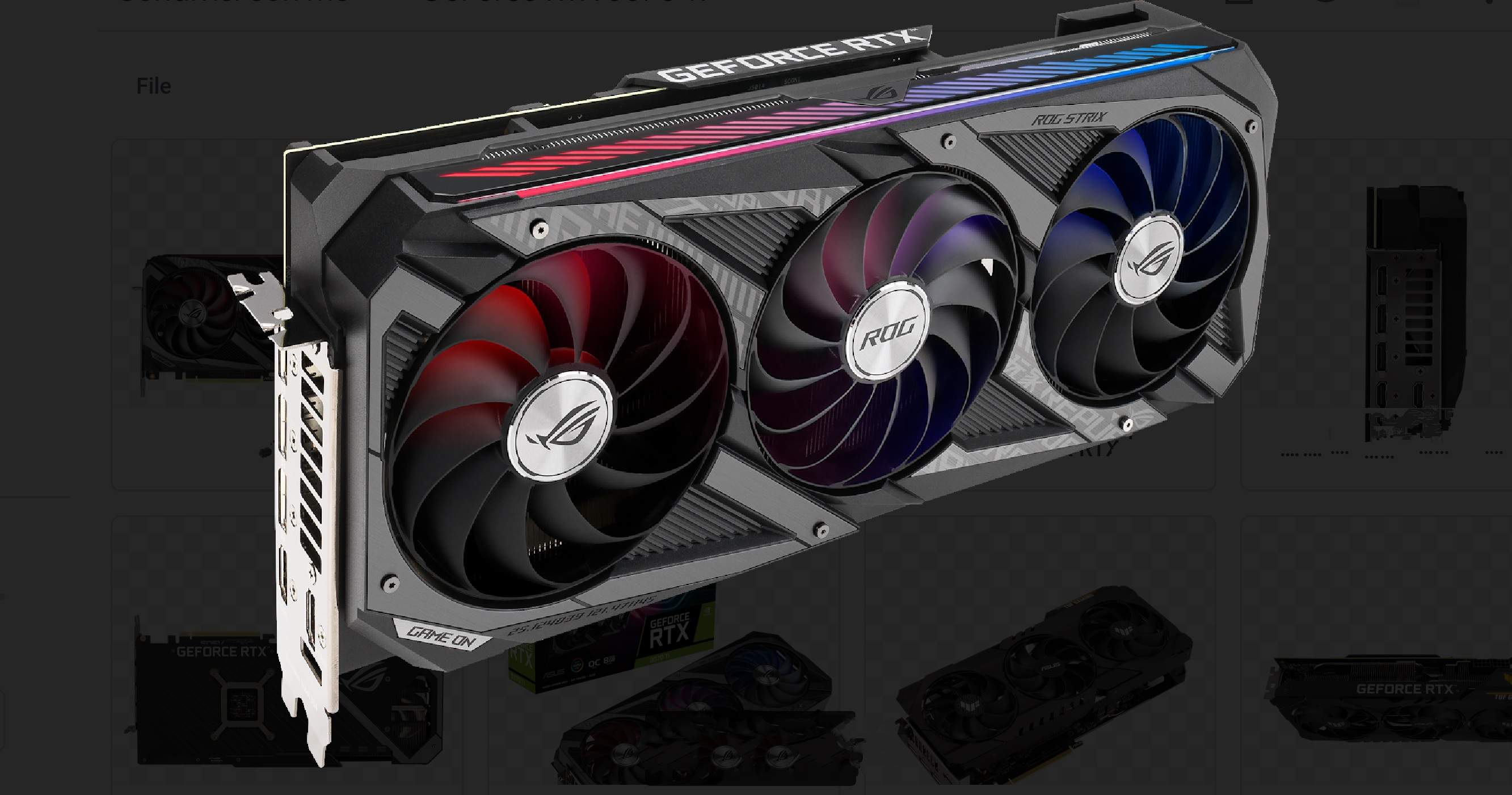 ASUS annuncia le VGA GeForce RTX 3080Ti e 3070 Ti