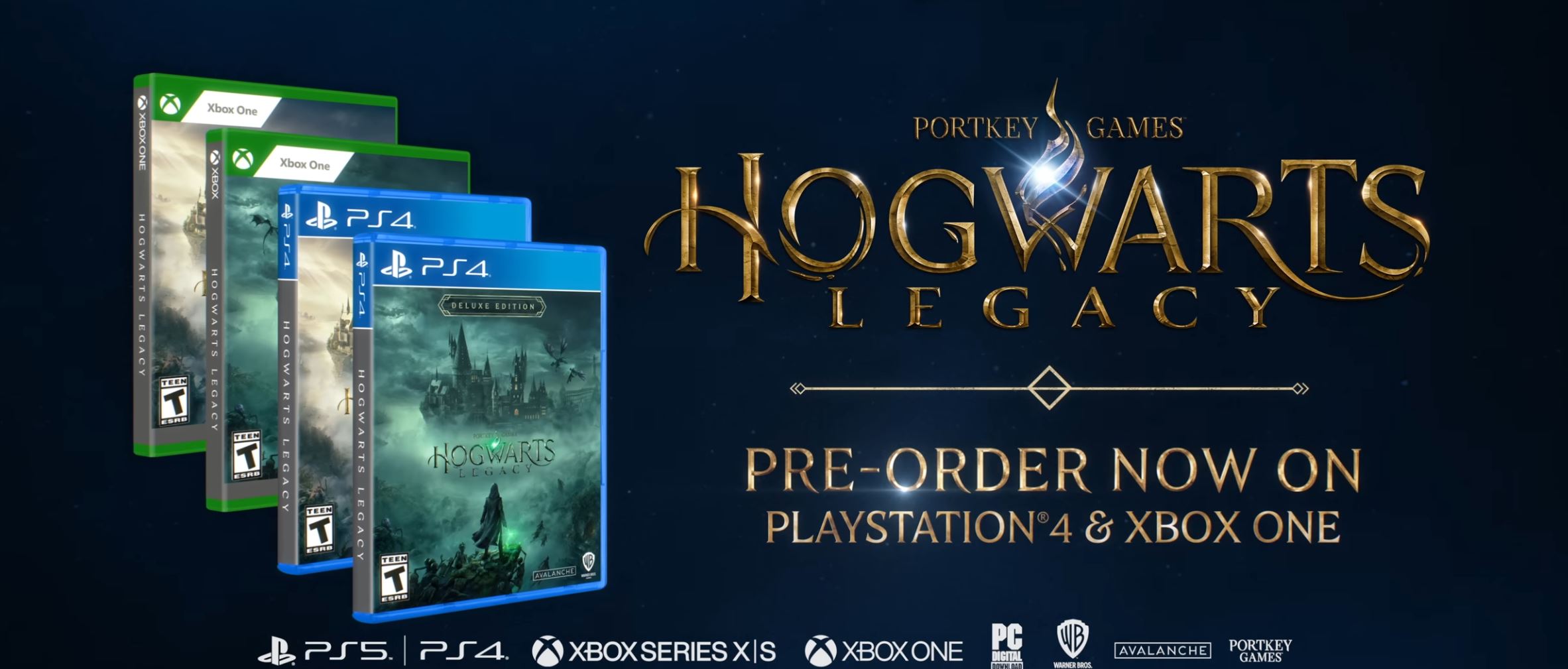 Hogwarts Legacy arriverà anche su PlayStation4 e Xbox One