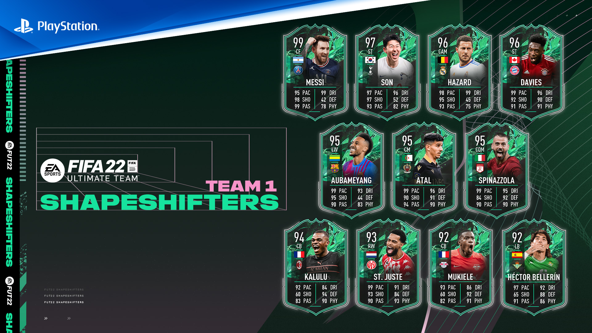 Aggiornamento campagna FIFA 22 - Shapeshifters, Team 1