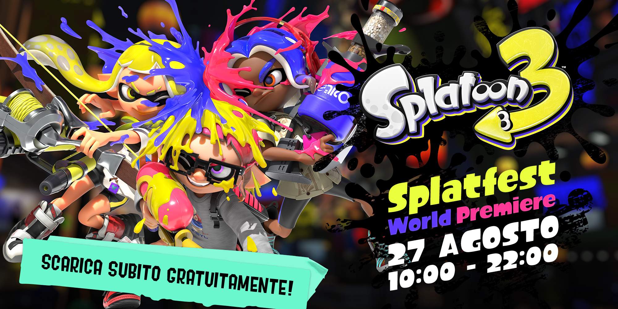 Splatoon 3 - demo gratuita il 27 agosto