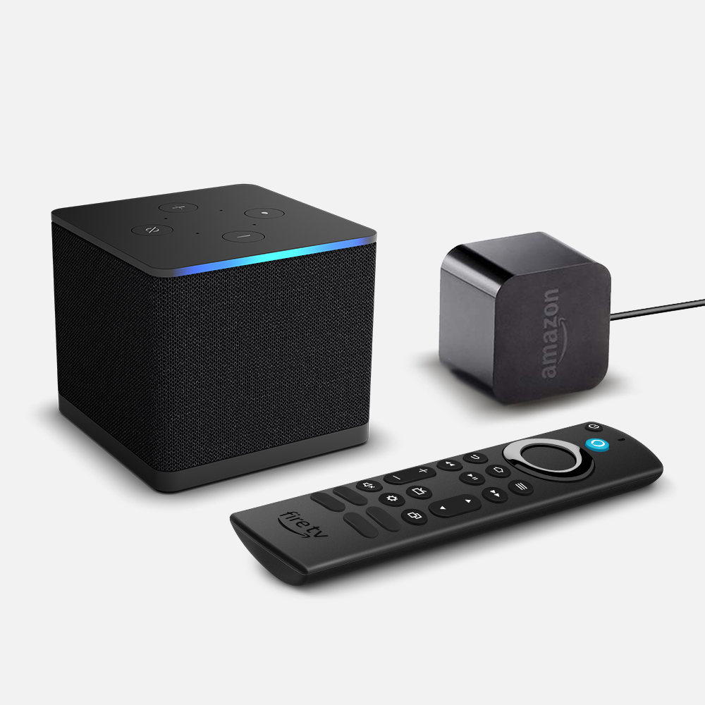 Amazon presenta Fire TV Cube di 3a gen e il nuovo Telecomando Vocale Alexa Pro. 