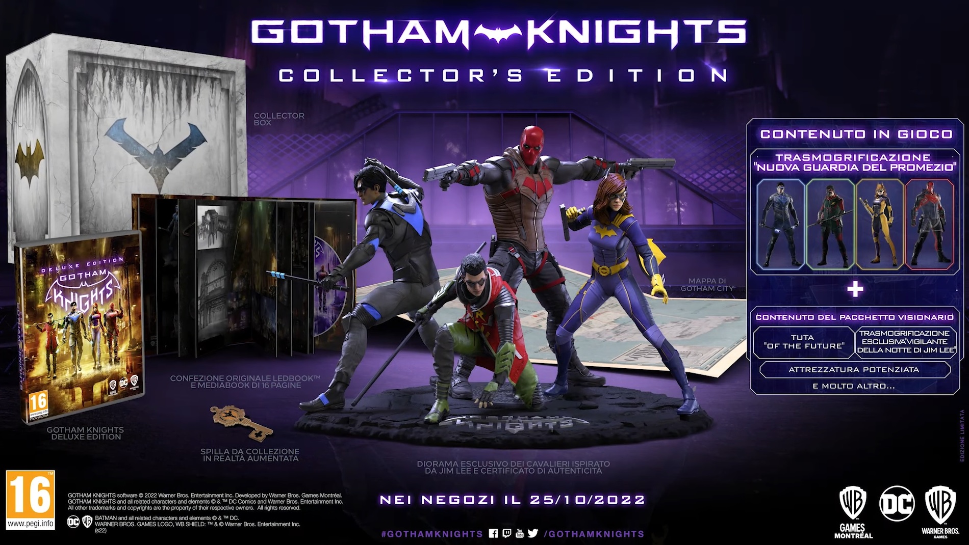 Gotham Knights: svelato il trailer ufficiale dedicato a Cappuccio Rosso