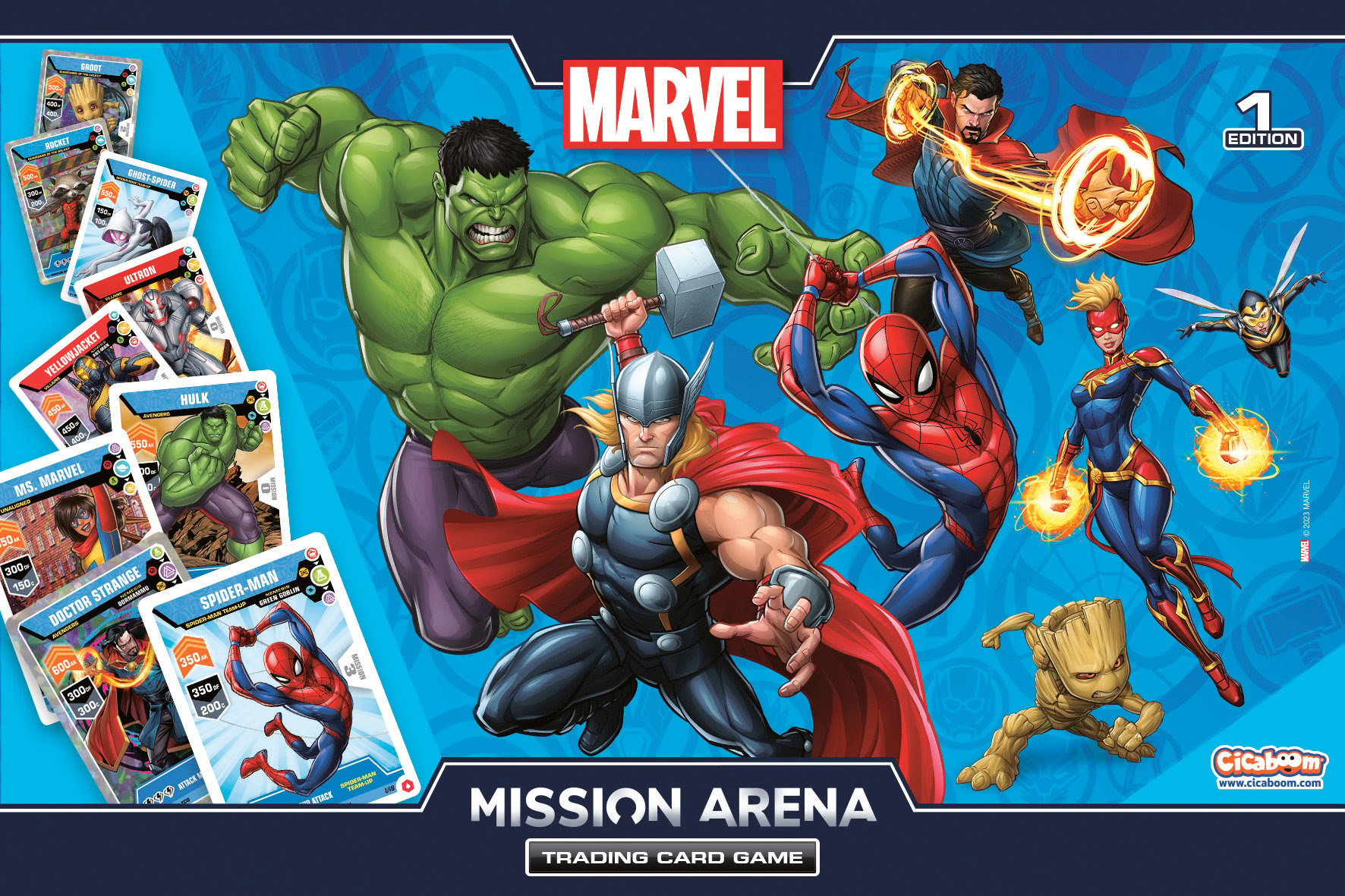 Marvel Mission Arena Trading Card Game: data di uscita ufficiale