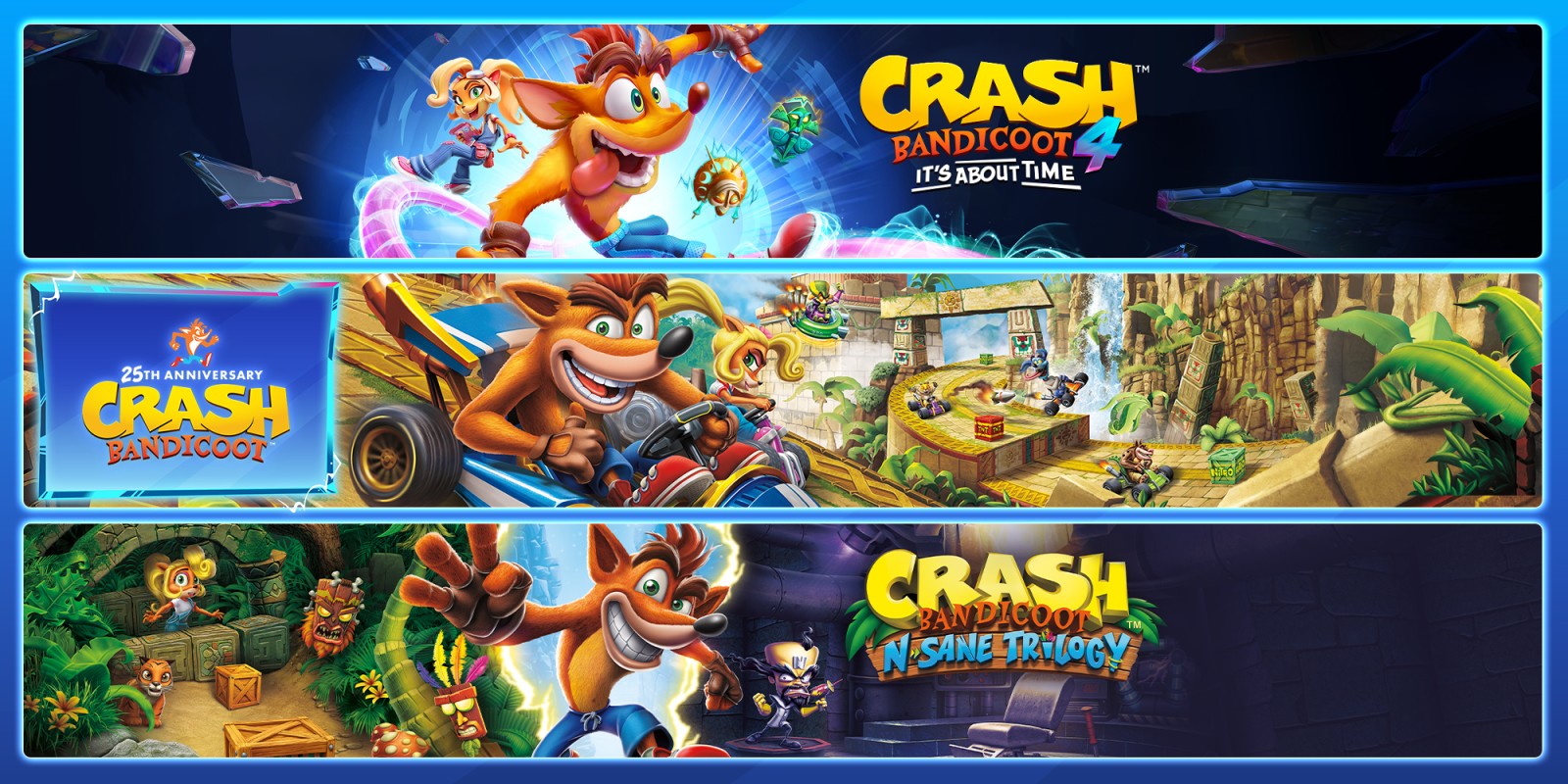 CRASH BANDICOOT CELEBRA 25 ANNI CON IL BUNDLE CRASHIVERSARY