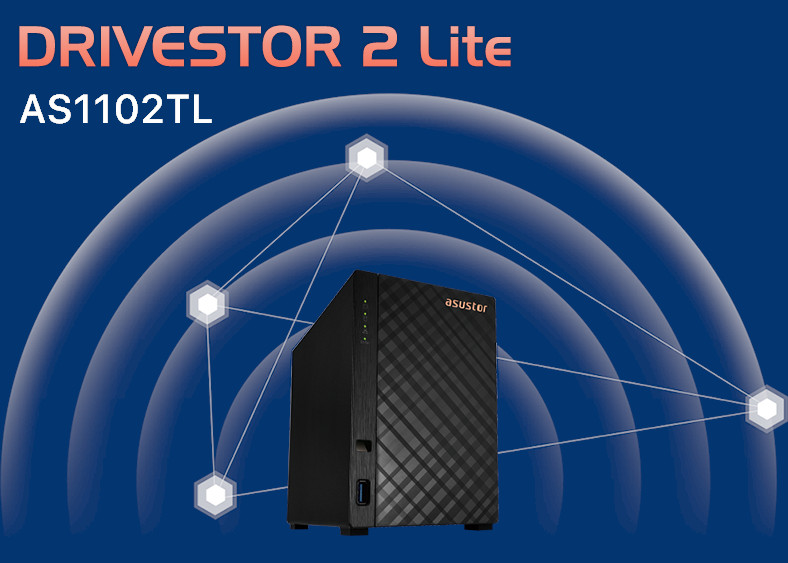 ASUSTOR annuncia il nuovo Drivestor 2 Lite 