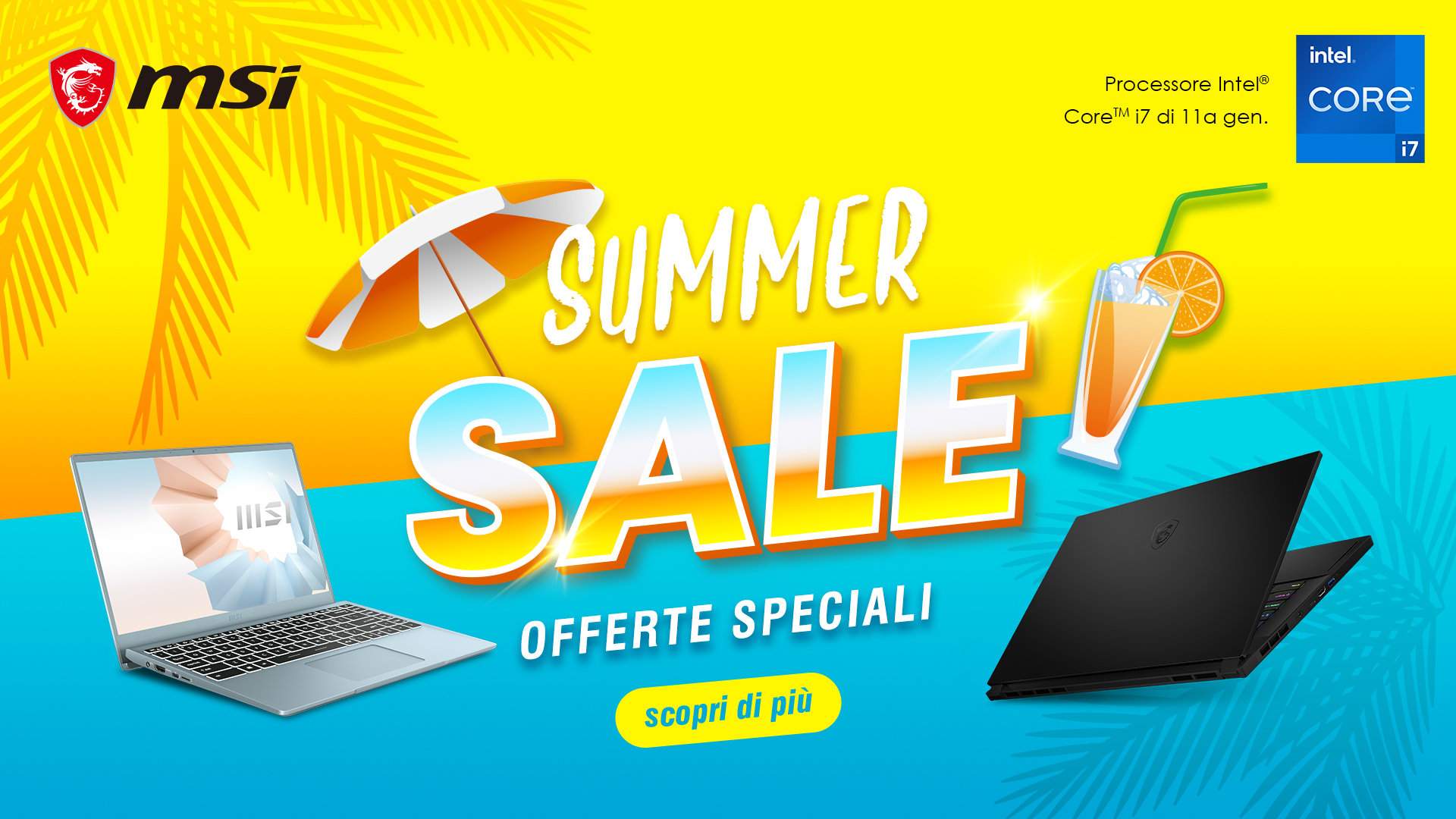 MSI Summer Sale fino a 600 euro di sconto su diversi laptop