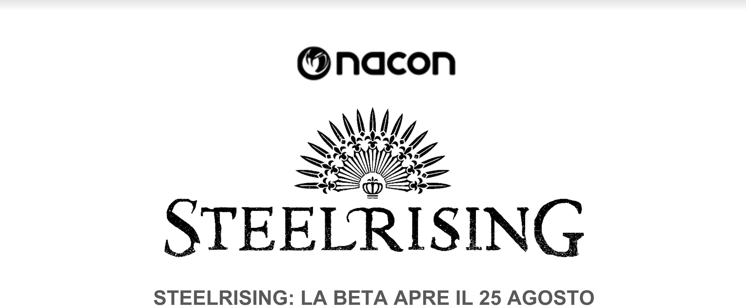 STEELRISING: LA BETA APRE IL 25 AGOSTO