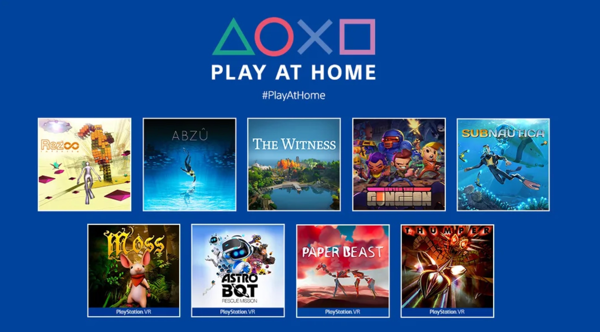 Play at Home: 10 titoli gratuiti arrivano in primavera