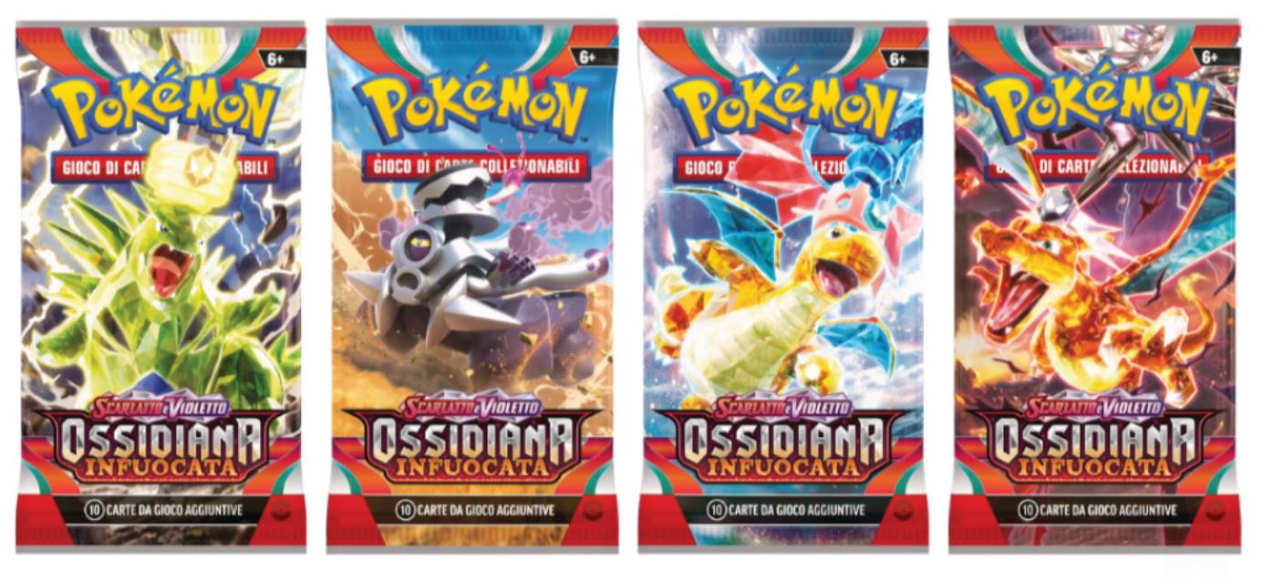 L’ESPANSIONE SCARLATTO E VIOLETTO - OSSIDIANA INFUOCATA DI POKÉMON È DISPONIBILE