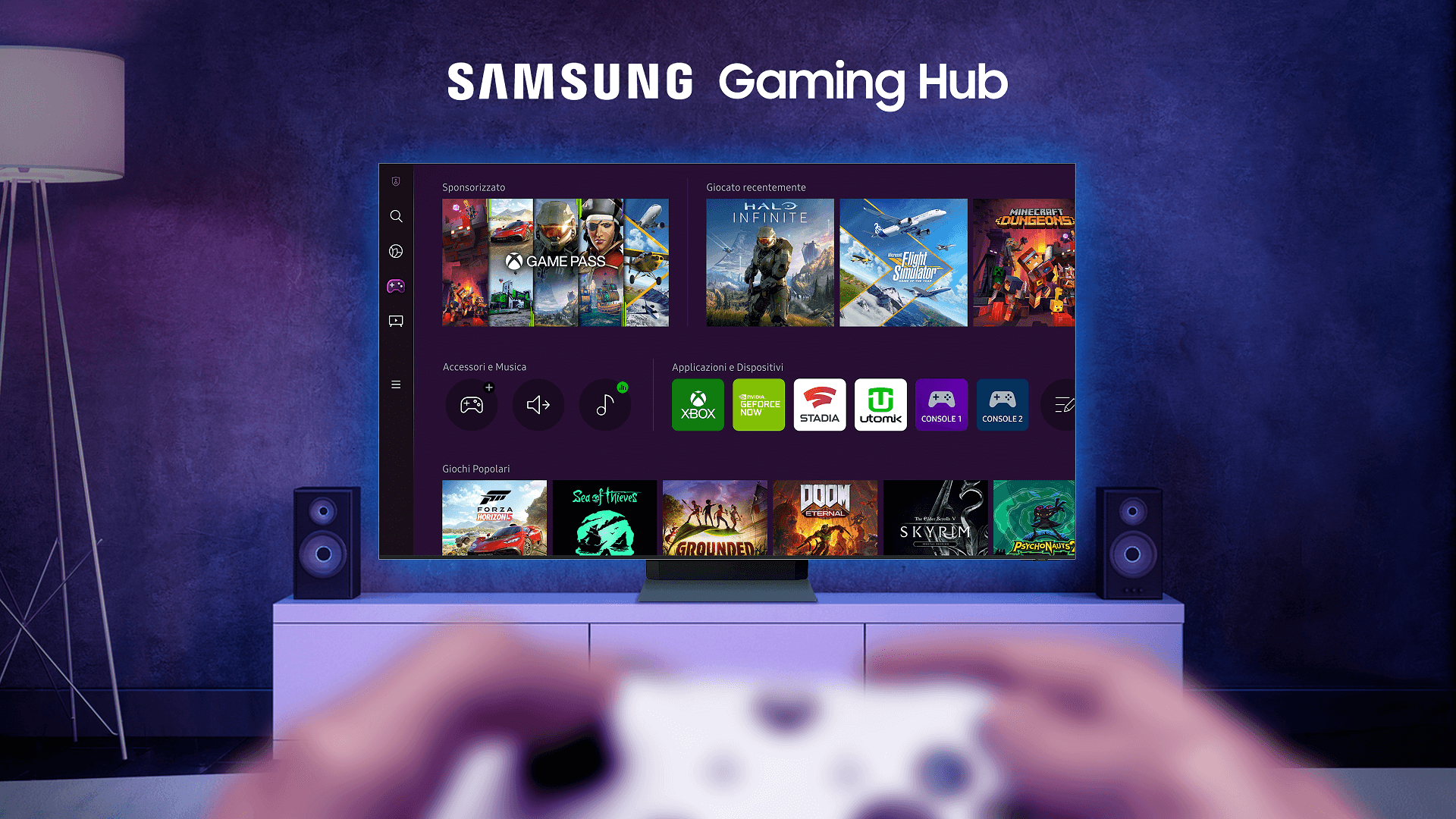 App Xbox su Samsung Gaming Hub