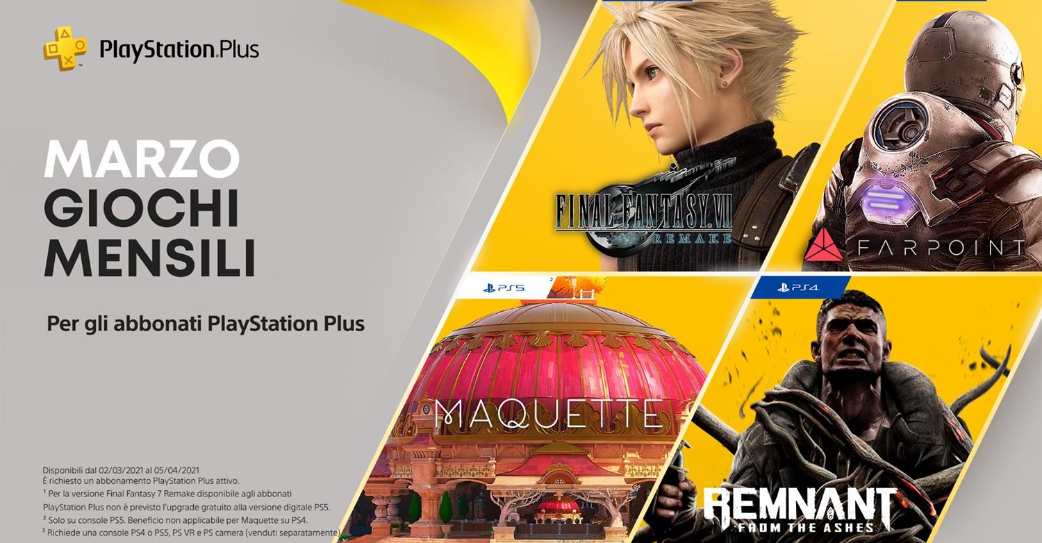 PlayStation Plus: i giochi di marzo