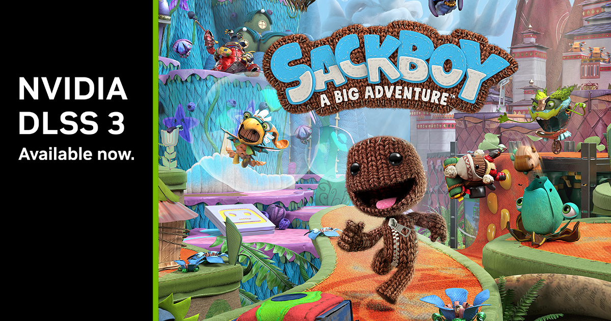 Sackboy: Big Adventure ora con DLSS 3