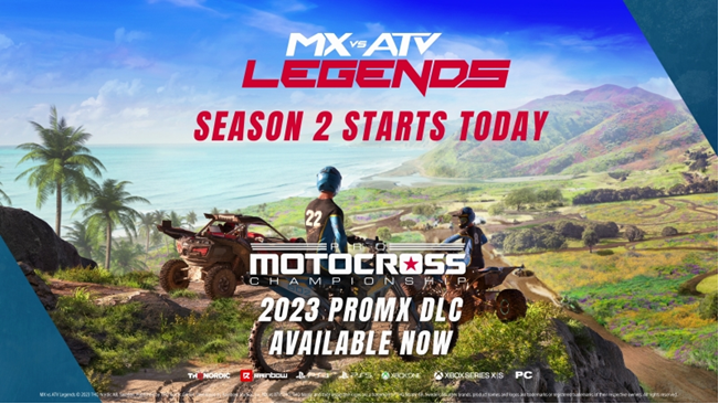 MX vs ATV Legends inizia oggi la seconda stagione