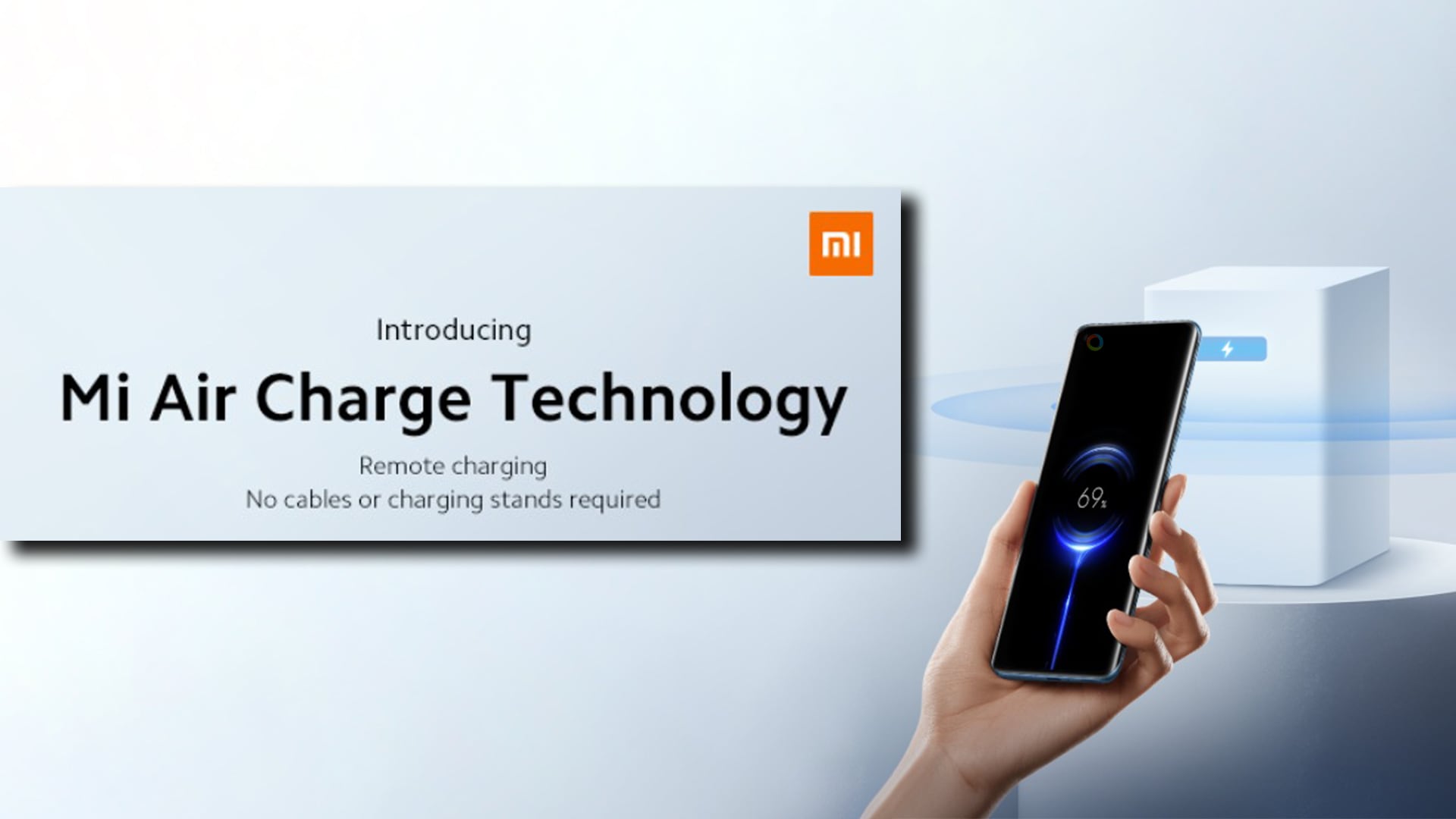 Addio ai cavi di ricarica: arriva Mi Air Charge Technology