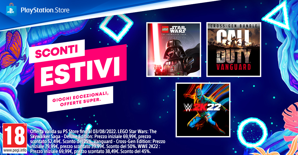 Gli sconti estivi arrivano su PlayStation Store