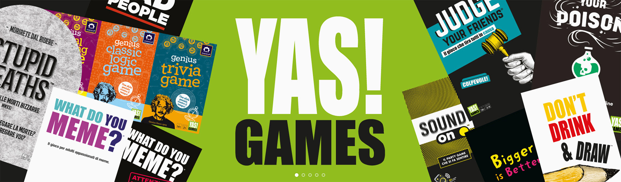 YAS!GAMES - nuovi giochi da tavolo al Lucca Comics & Games 2022