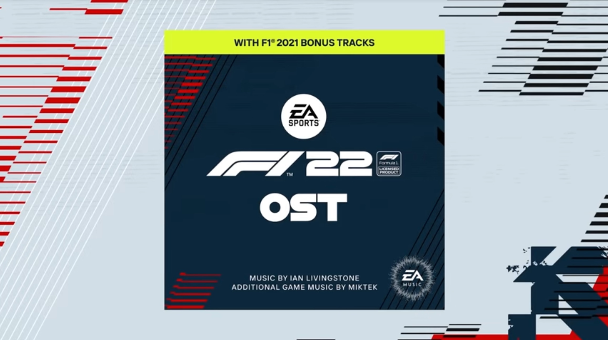 Codemasters lancia la colonna sonora originale di F1 22