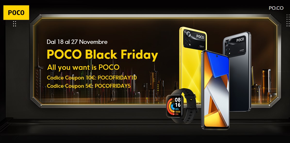 POCO Black Friday 2022 : prodotti in sconto al miglior prezzo