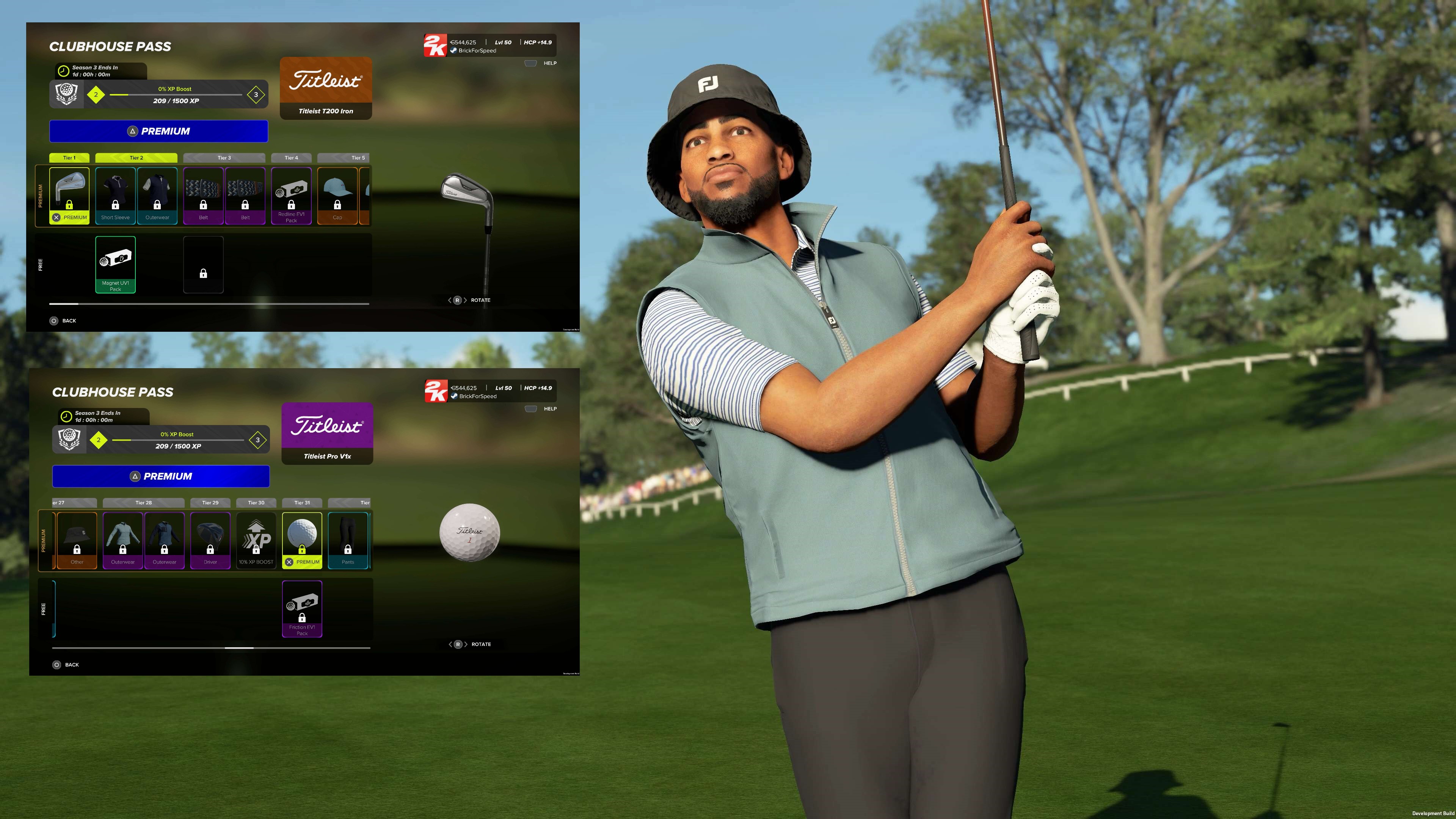 PGA TOUR 2K23 - Clubhouse Pass e Stagione 4