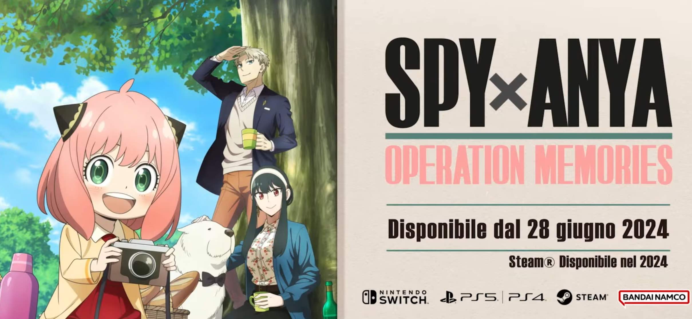 SPYxANYA: Operation Memories sarà disponibile dal 28 giugno