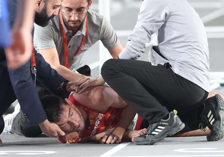Il VIDEO della tremenda caduta di Enrique Llopis nei 60 ostacoli agli Europei di Atletica