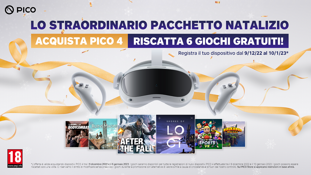 PICO 4: esclusivo bundle natalizio