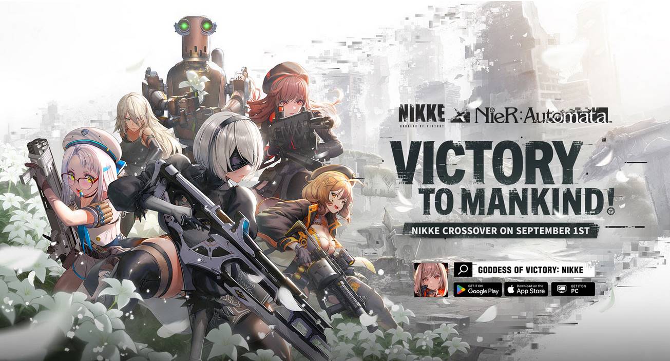 NieR: AUTOMATA ARRIVA NELLA DEA DELLA VITTORIA: NIKKE 