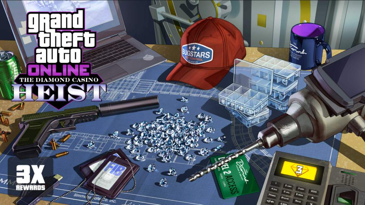 GTA Online: ricompense triple incarichi casinò e sui diamanti nel caveau