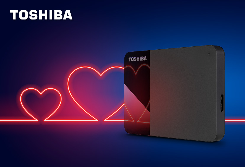 Da Toshiba quattro hard disk per San Valentino