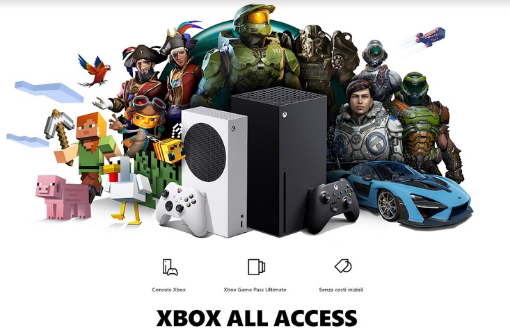 Arriva in Italia Xbox All Access, all-inclusive