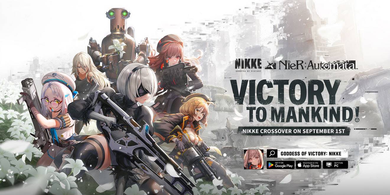 GODDESS OF VICTORY: NIKKE PRONTO AD ACCOGLIERE NIER: AUTOMATA 