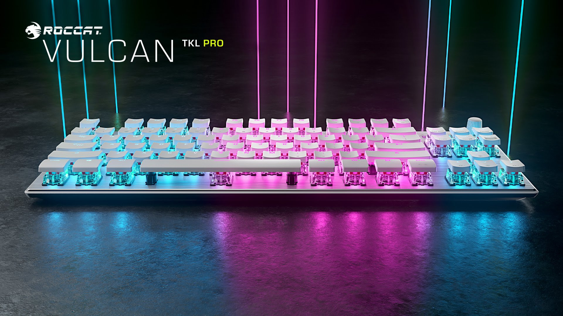 Vulcan TKL PRO White -  la Tastiera Gaming di ROCCAT