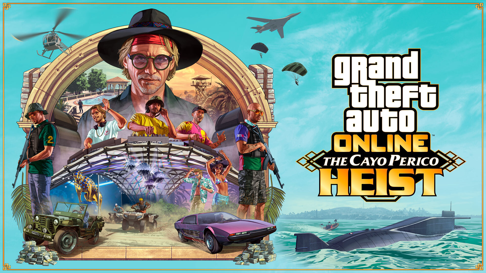 GTA Online: nuovo trailer di The Cayo Perico Heist in arrivo a dicembre