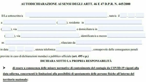 Autocertificazione Natale Scarica Modello