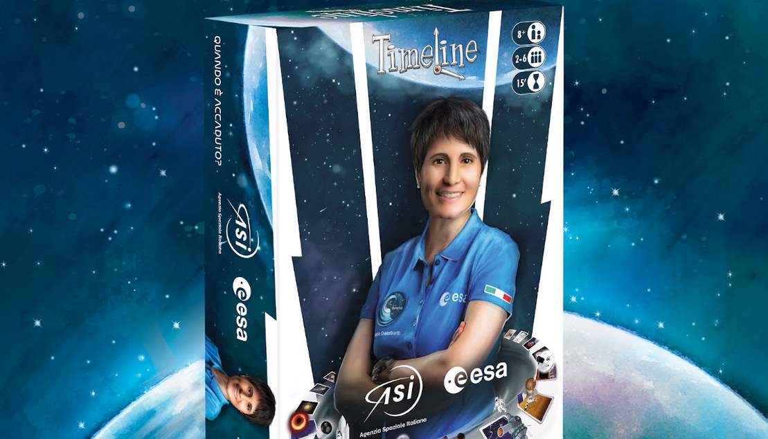 Timeline - gioco da tavolo spaziale in collaborazione con ASI ed ESA
