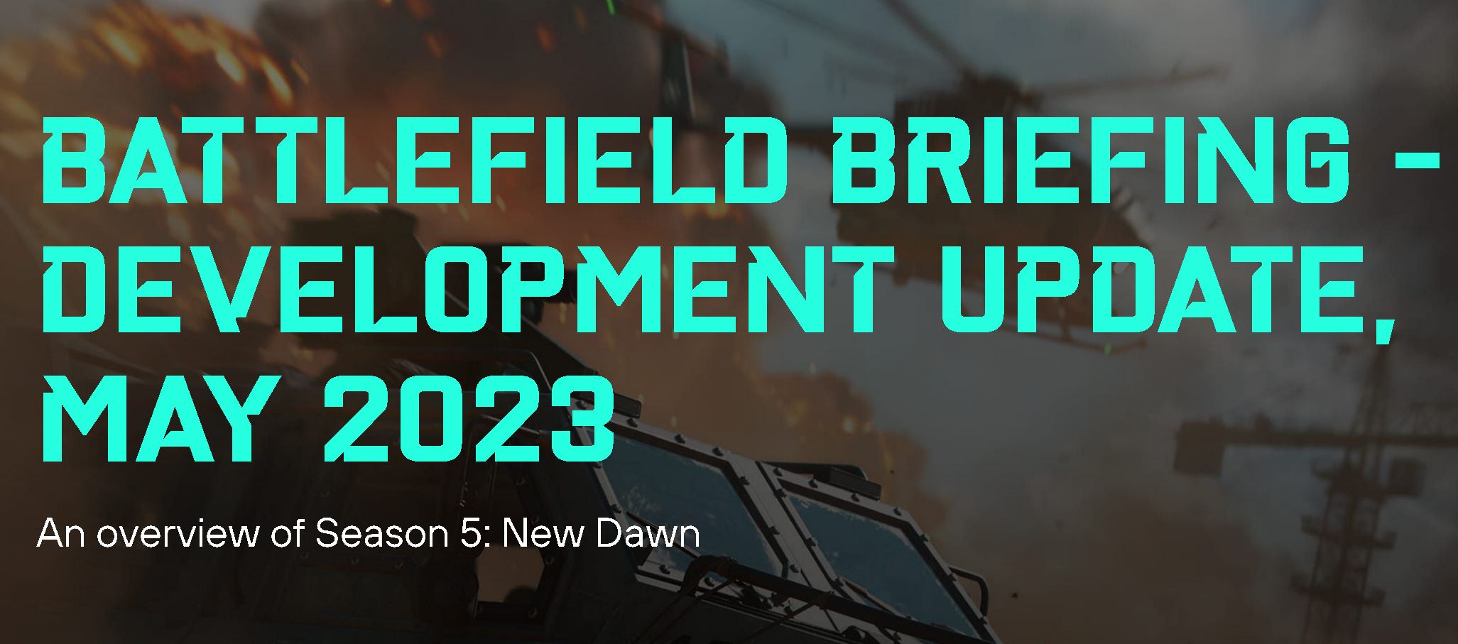 Battlefield 2042 - Note di sviluppo della Stagione 5