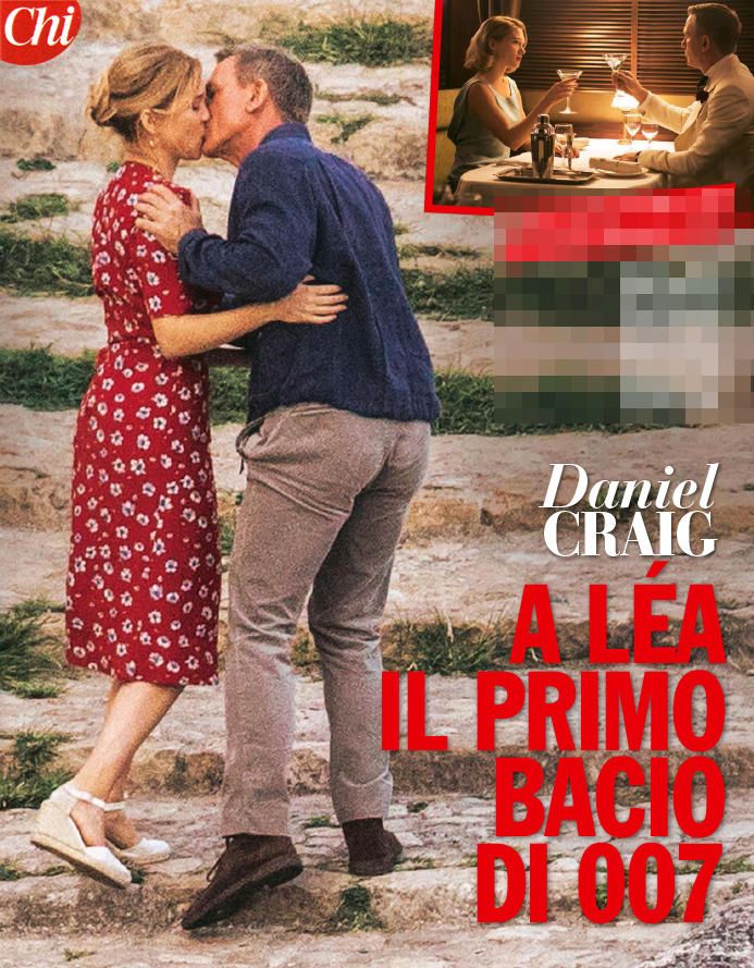 Ecco il primo bacio sul set per James Bond - Daniel Craig e Léa Seydoux