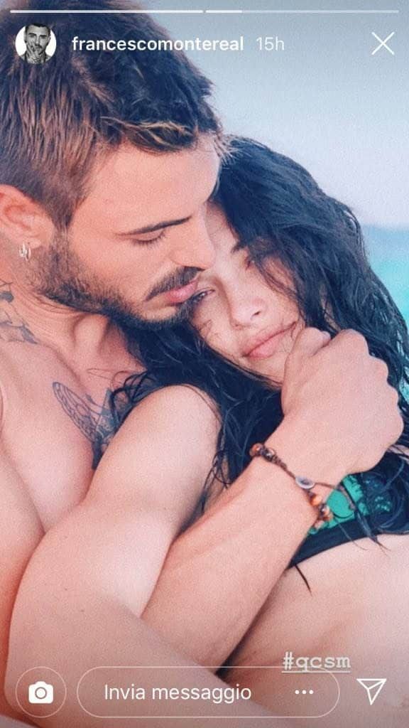 Francesco Monte e la foto con Isabella De Candia
